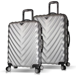 Zoozie Bags Juego de Maletas de 2 Piezas Gris